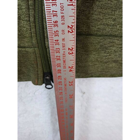 Nike Women's Therma-FIT Full Zip Fleece Training Bomber Jacket Green Size Large - Picture 4 of 6